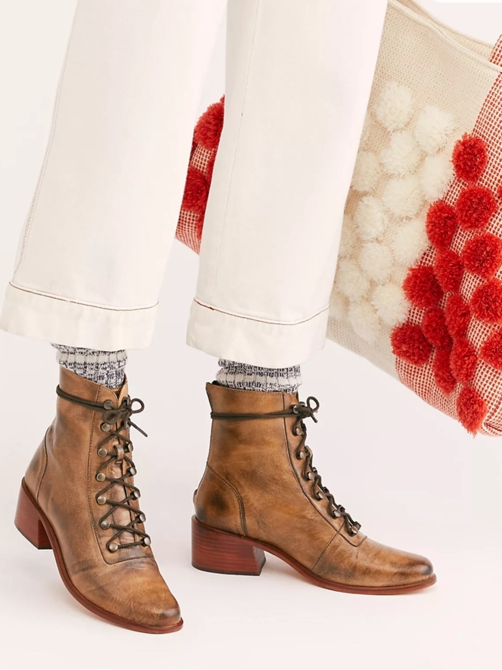 Free People Eberly Lace-Up Ankle Boots